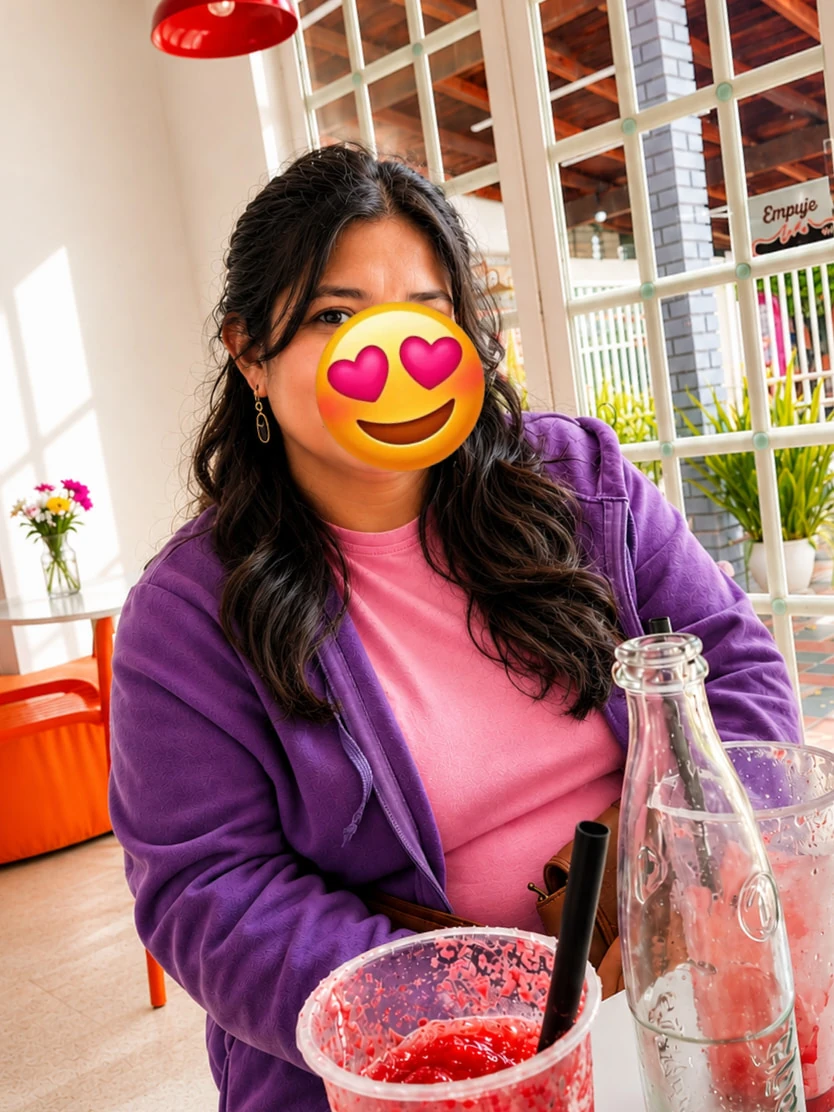 Mi novia disfrutando