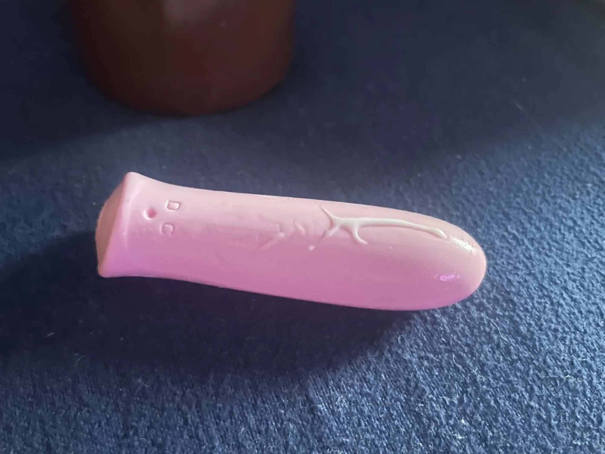 Little Pink Vibrator Tiny Dildo on My Tight Little Pussy